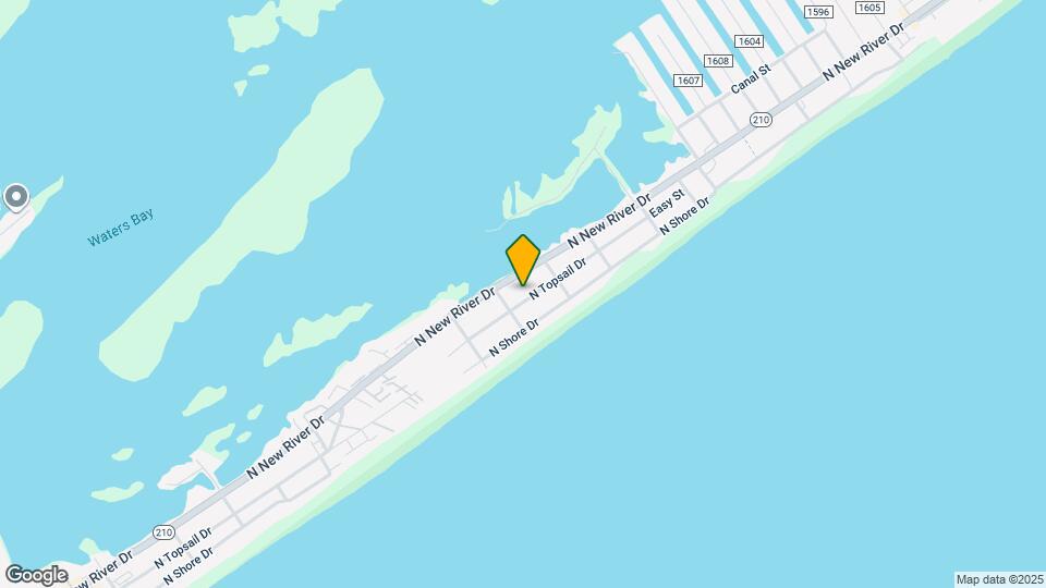 1207 N Topsail Dr Map and Location Details