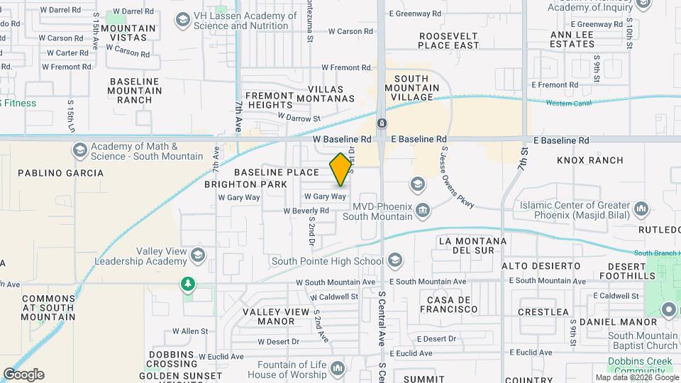 112 W Gary Way Mapa y Detalles de la Ubicación