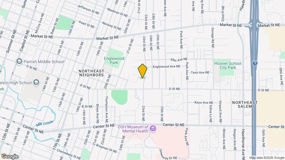 1121 23rd St NE Map and Location Details