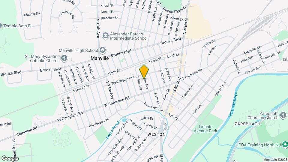 124 S 7th Ave Map and Location Details