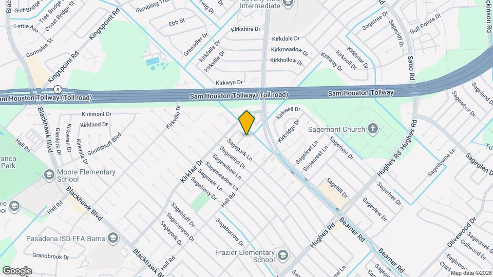 10822 Kirktown Dr Mapa y Detalles de la Ubicación