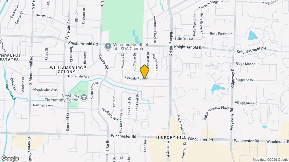 5809 Foxdale Rd Map and Location Details