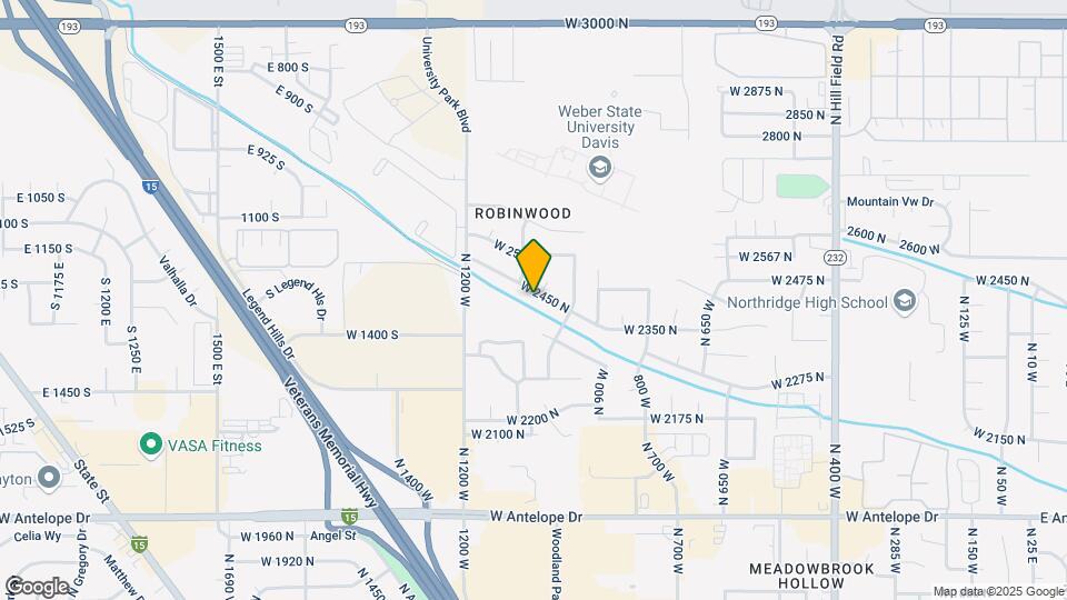 1063 W 2450 N Map and Location Details