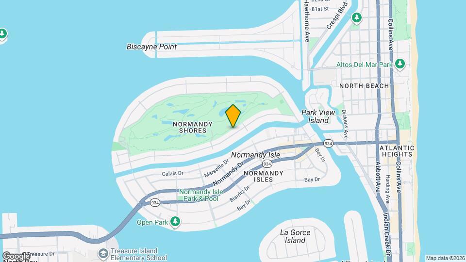 455 S Shore Dr Map and Location Details