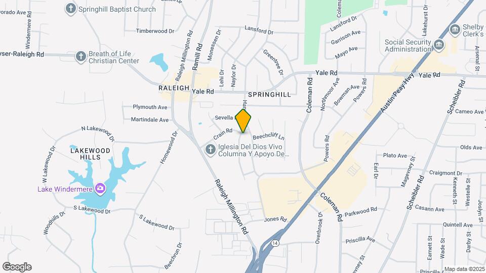 3366 Fairbanks St Map and Location Details