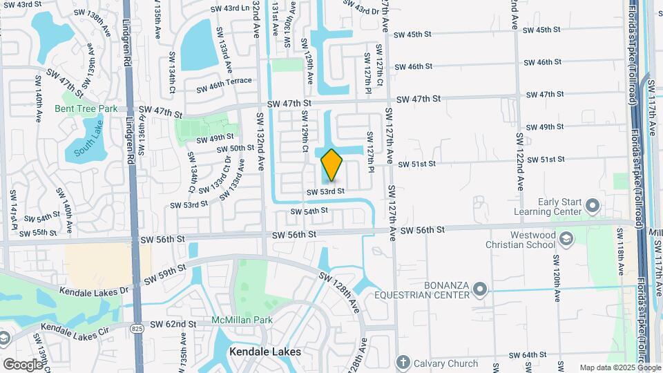 5222 SW 128th Pl Map and Location Details