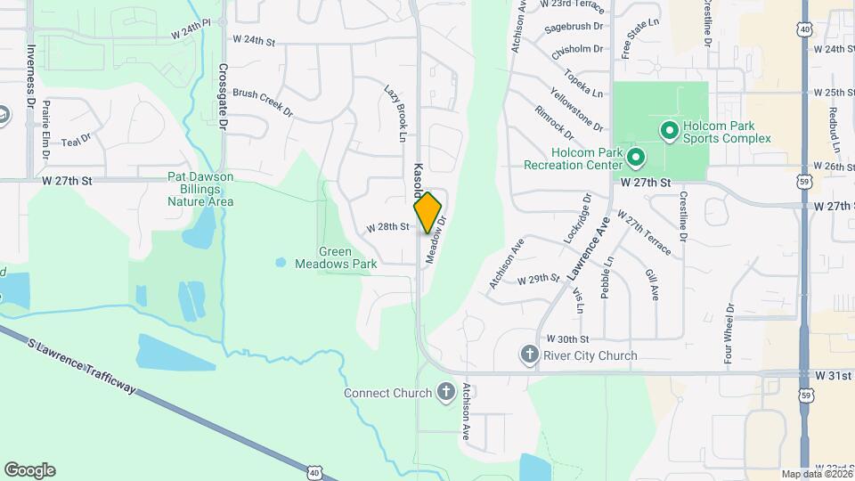 2809 Meadow Dr Map and Location Details