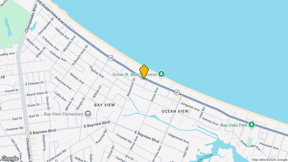 1635 E Ocean View Ave Map and Location Details