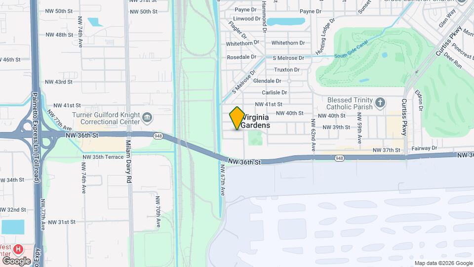 6630 NW 38th Ter Map and Location Details