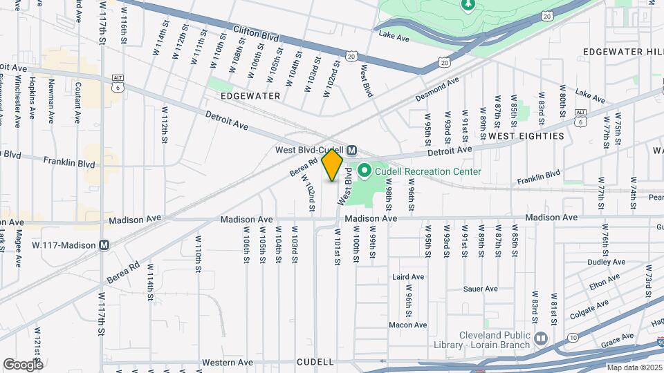 1442 W 101st St-Unit -10 Map and Location Details