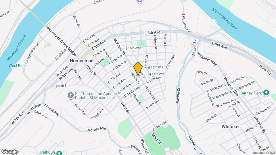 1420 McClure St Mapa y Detalles de la Ubicación