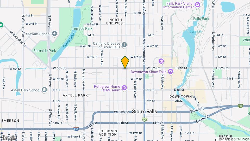 321 N Duluth Ave Map and Location Details