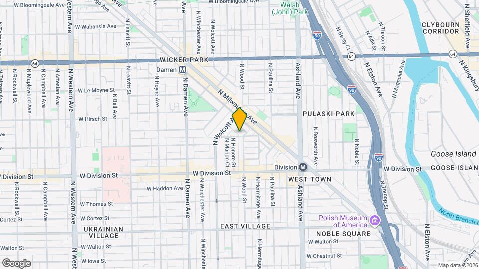 1804 W Ellen St Map and Location Details