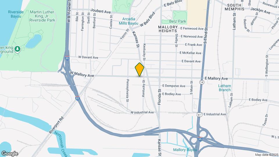 95 W Mallory Ave Map and Location Details