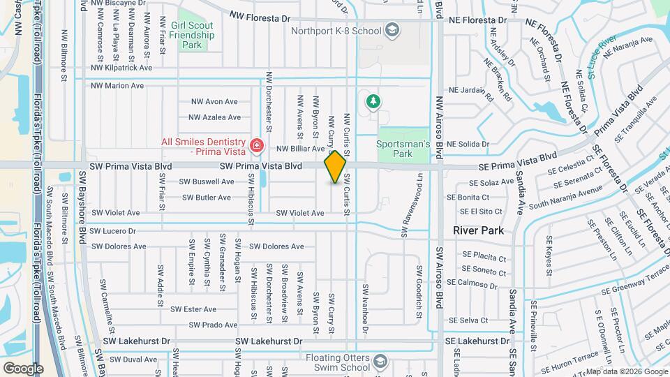 441 SW Curry St Map and Location Details