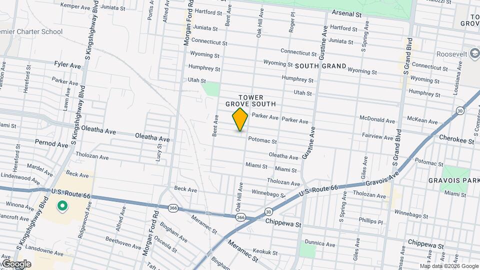 4109 Potomac St Map and Location Details