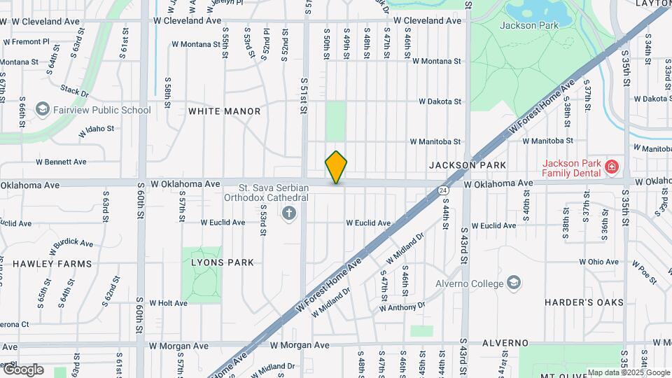 4915 W Oklahoma Ave Map and Location Details