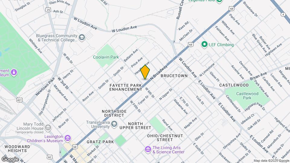611 N Broadway Map and Location Details