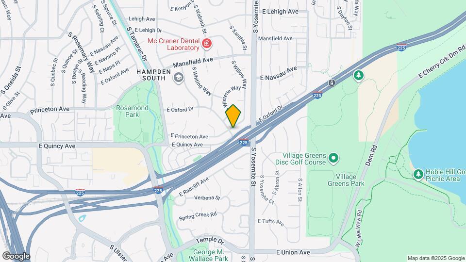 4094 S Willow Way Map and Location Details