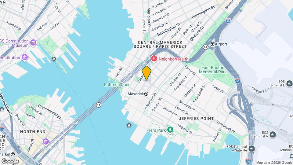 115 Maverick St Map and Location Details