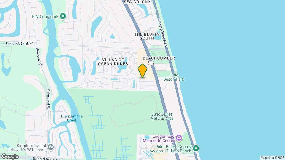 810 Juno Ocean Walk Mapa y Detalles de la Ubicación