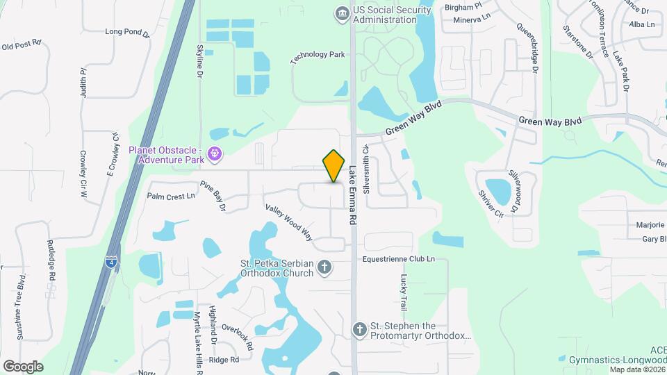 354 Hanging Moss Cir Map and Location Details