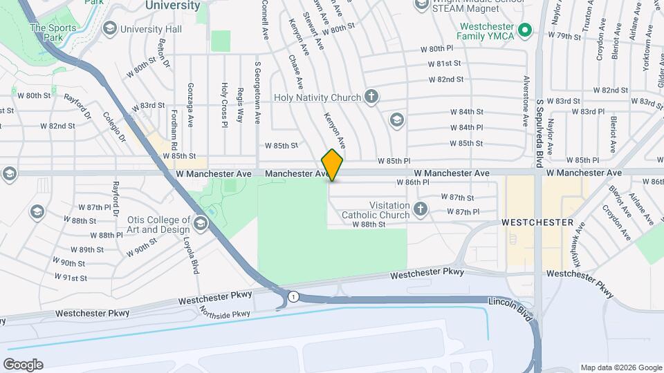 8616 McConnell Ave Mapa y Detalles de la Ubicación