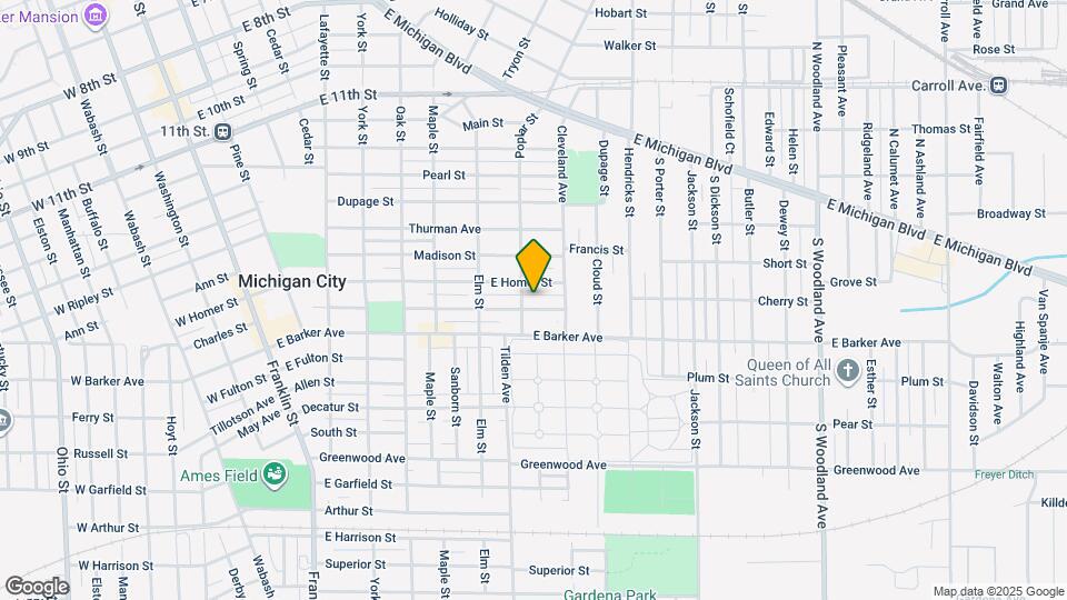 808 Belden St Map and Location Details