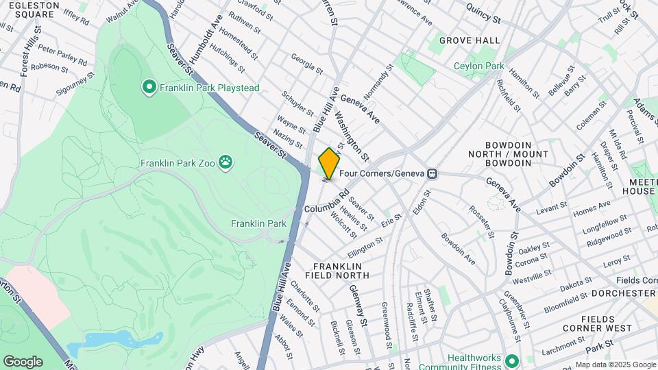 349 Seaver St Mapa y Detalles de la Ubicación