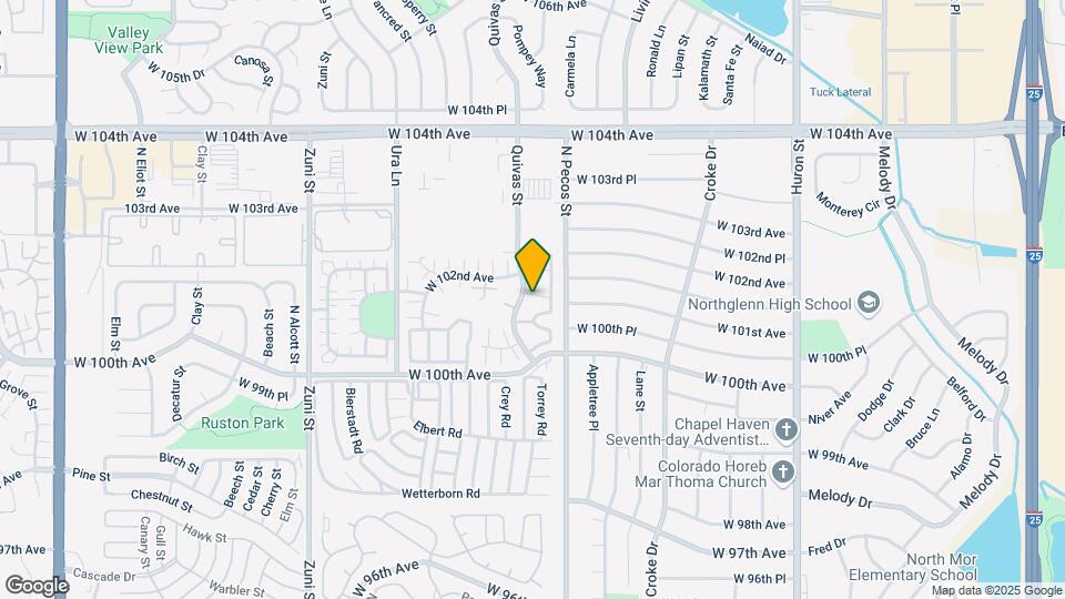10164 Quivas St Map and Location Details