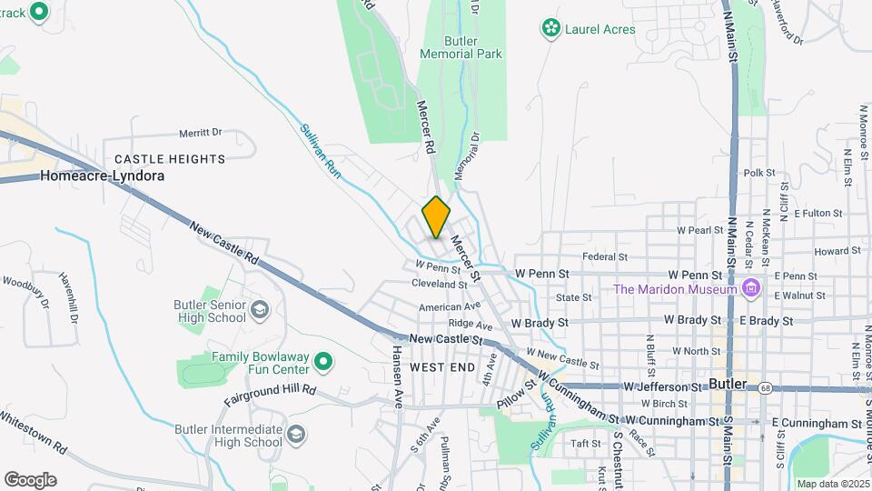 341 N 6th Ave Map and Location Details