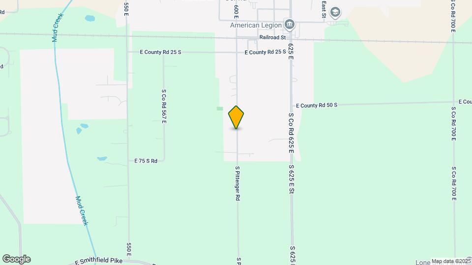 1015 S Pittenger Rd Map and Location Details