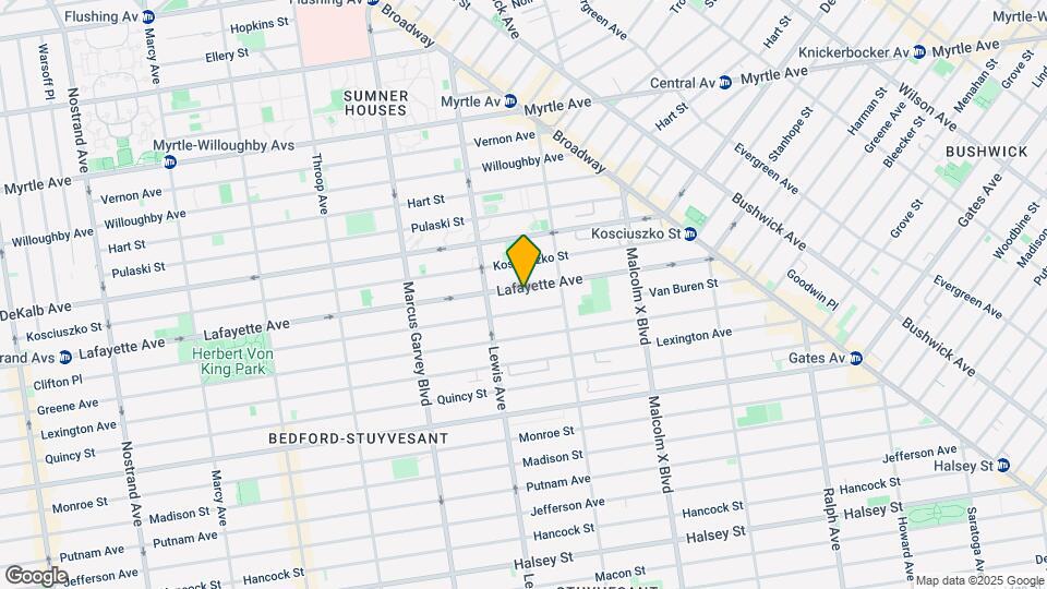 926 Lafayette Ave Mapa y Detalles de la Ubicación