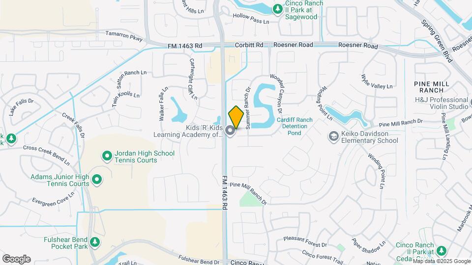 27414 Wooded Canyon Dr Map and Location Details