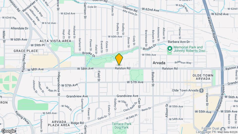 Central Park Townhomes Map and Location Details