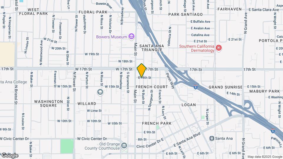 1518-1522 N Bush St Map and Location Details