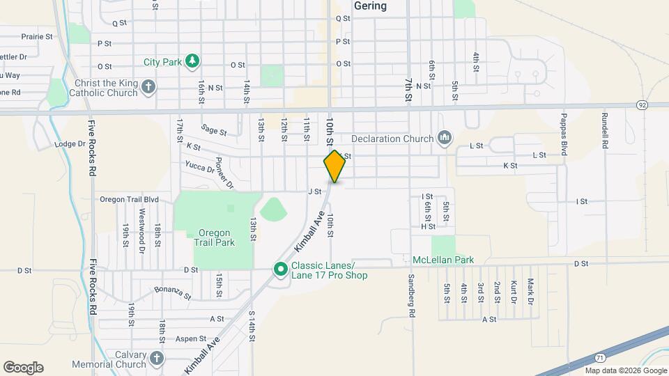 940 10th St Map and Location Details