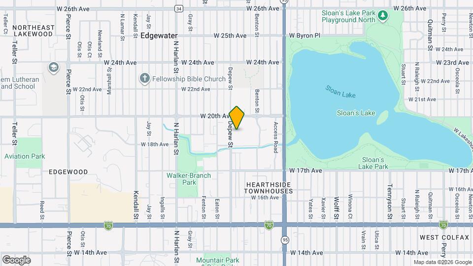 1934 Depew St Map and Location Details