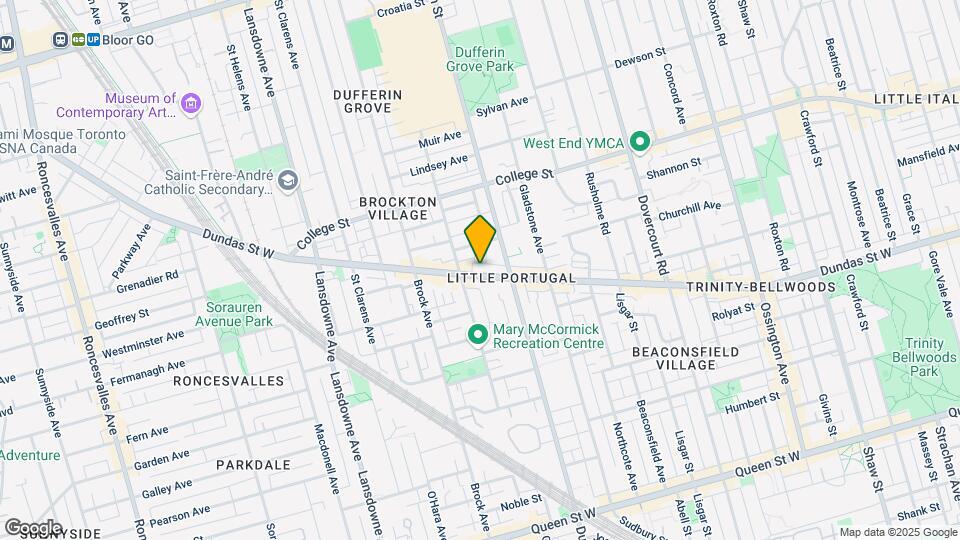 1520 Dundas St W Map and Location Details