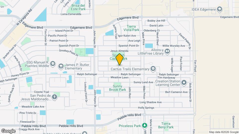 14600 Christian Castle Map and Location Details