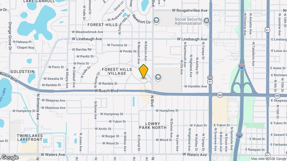 9303 N Edison Ave Mapa y Detalles de la Ubicación