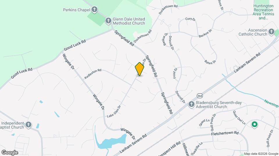 7707 Lake Glen Dr Map and Location Details