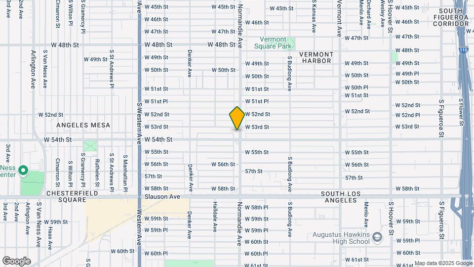 5311 S Normandie Ave Map and Location Details