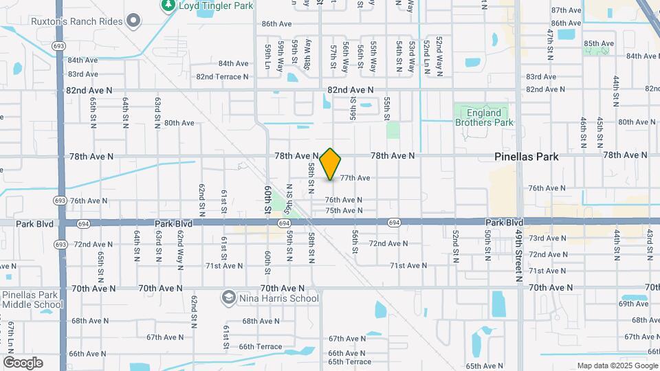 7680 57th St Map and Location Details