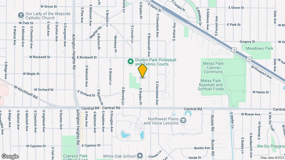 815 S Dryden Pl Mapa y Detalles de la Ubicación