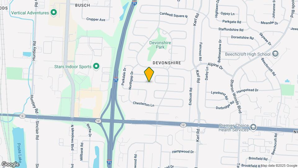 6132 Oakfield Dr E Map and Location Details
