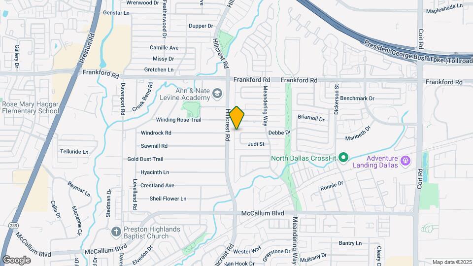 7107 Debbe Dr Map and Location Details