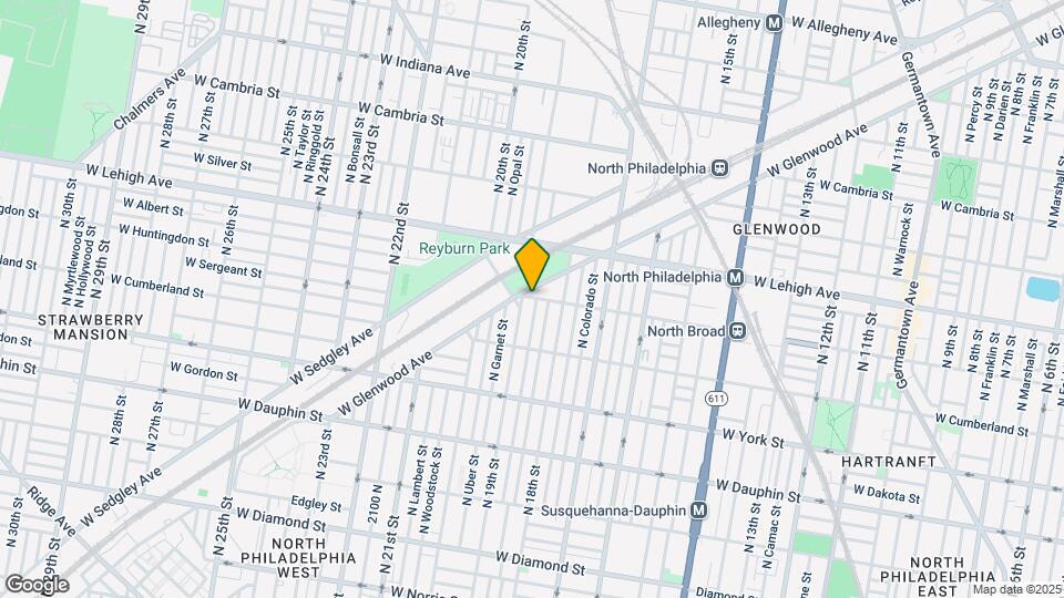 1841 W Huntingdon St, Unit 1 Map and Location Details