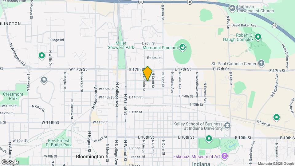 310 E 16th St Map and Location Details