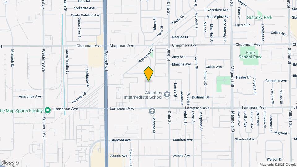 12260 Arrowhead St Map and Location Details